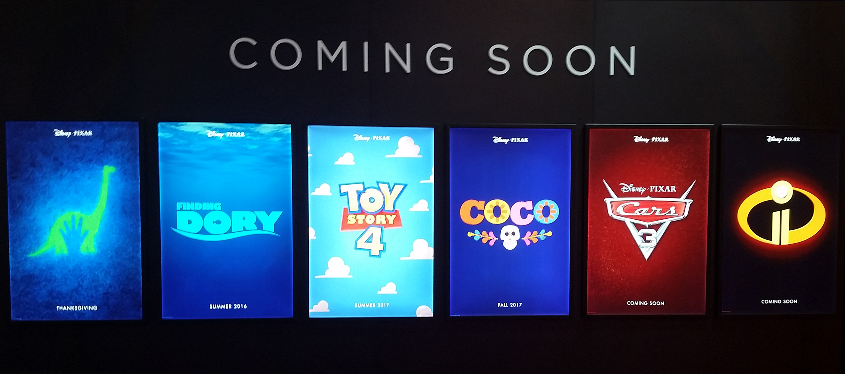 D23 The Full Poster Lineup for Pixar's Slate Overmental