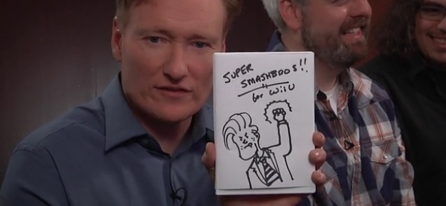 Of Course the Best 'Clueless Gamer' Comes During E3: Conan Plays Super Smash