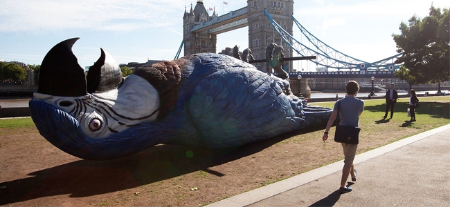 Why Is There a Giant Dead Parrot in London?