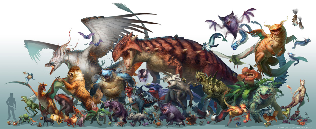 Realistic Pokemon are Awesome and Terrifying