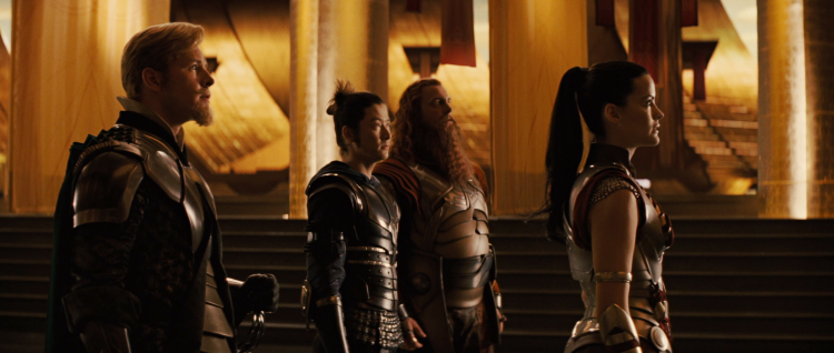 Lady Sif and The Warriors Three