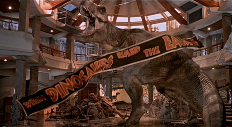 Visitor Center T Rex Jurassic Park
