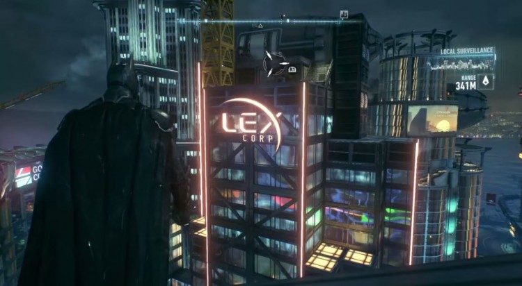 arkham knight lexcorp tower