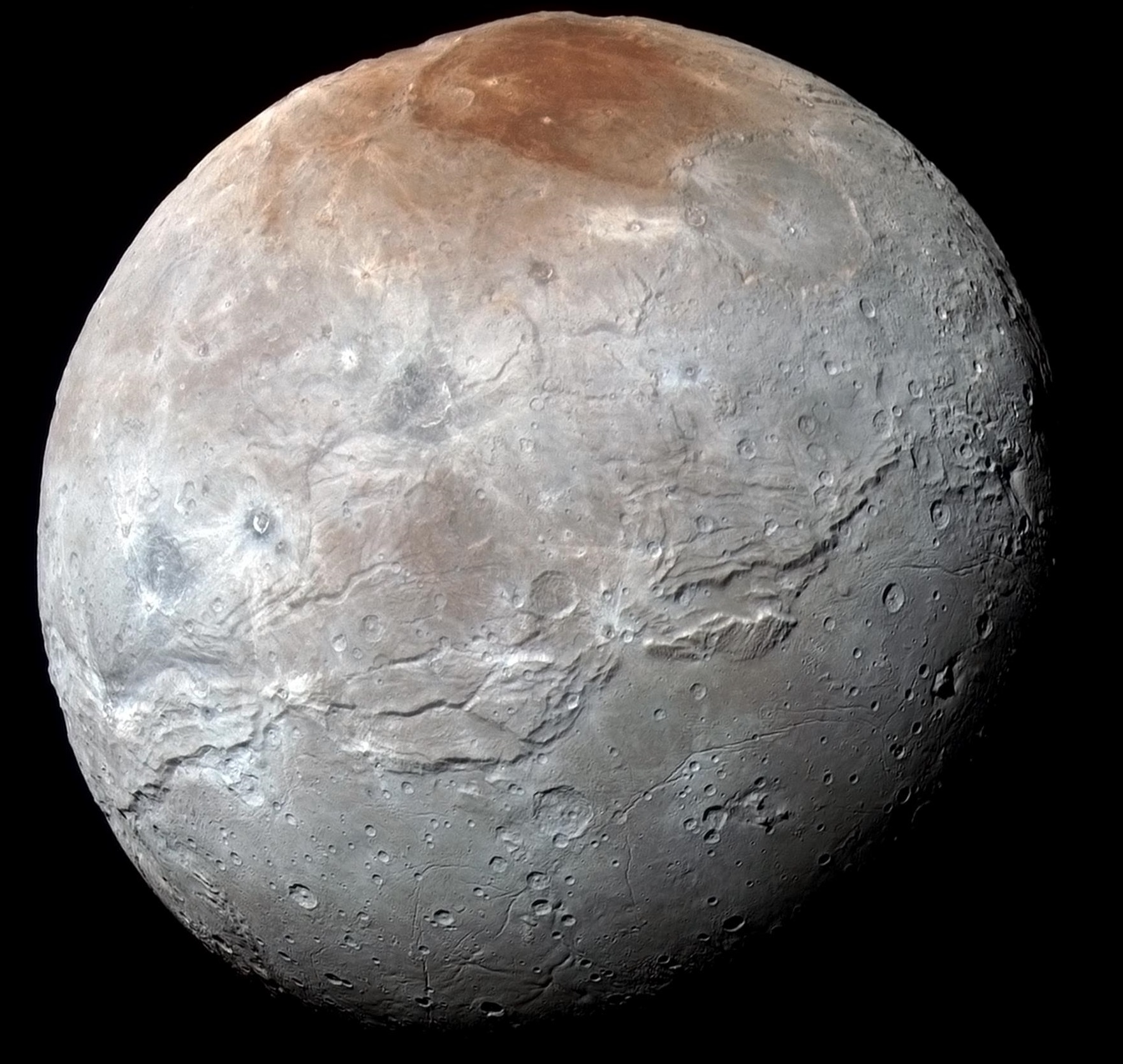 Here's Your First Up Close Look At Pluto's Moon Charon